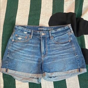 American Eagle Outfitters Women's Blue Denim Shorts